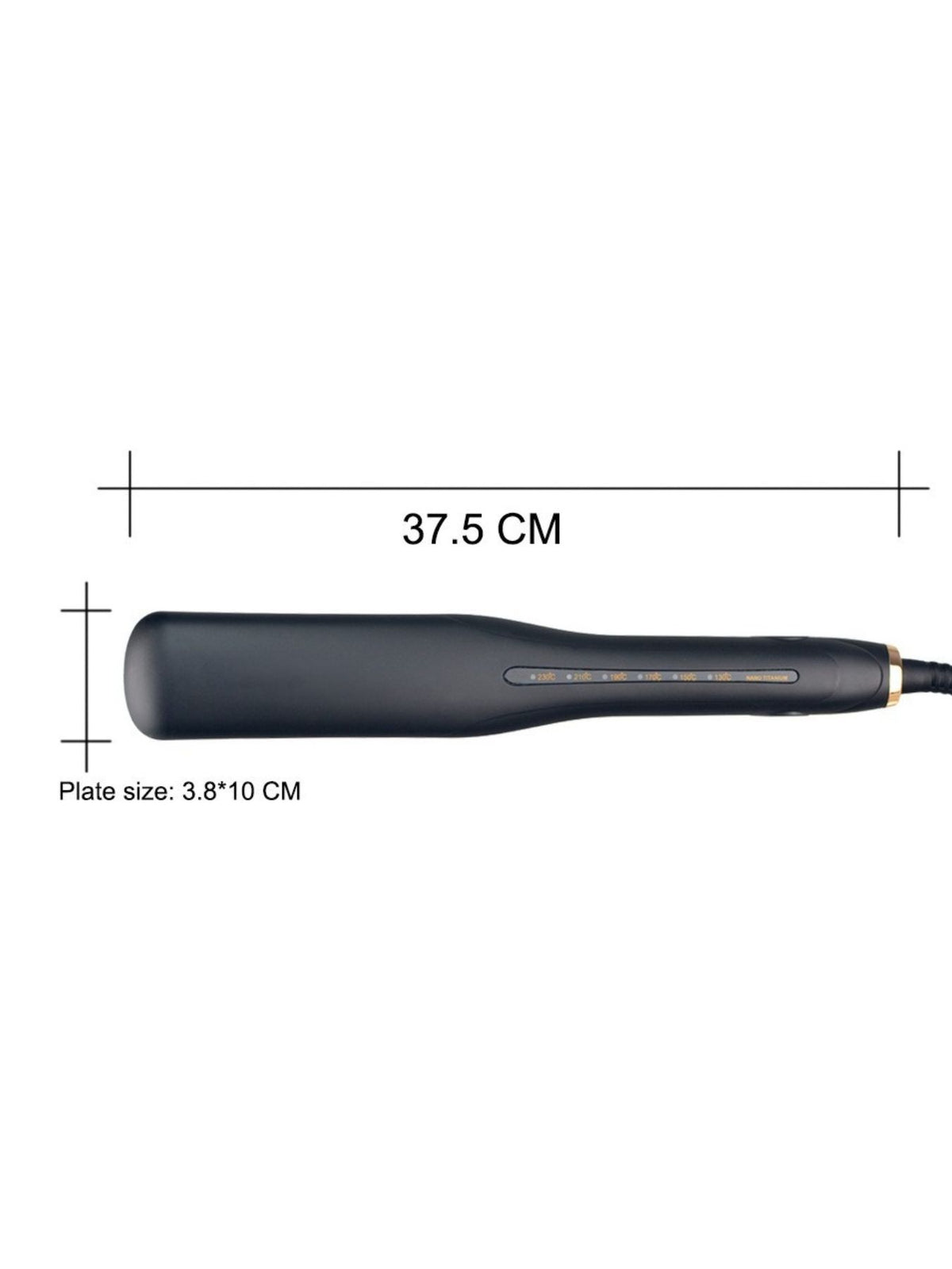 Straightener temperature control detail