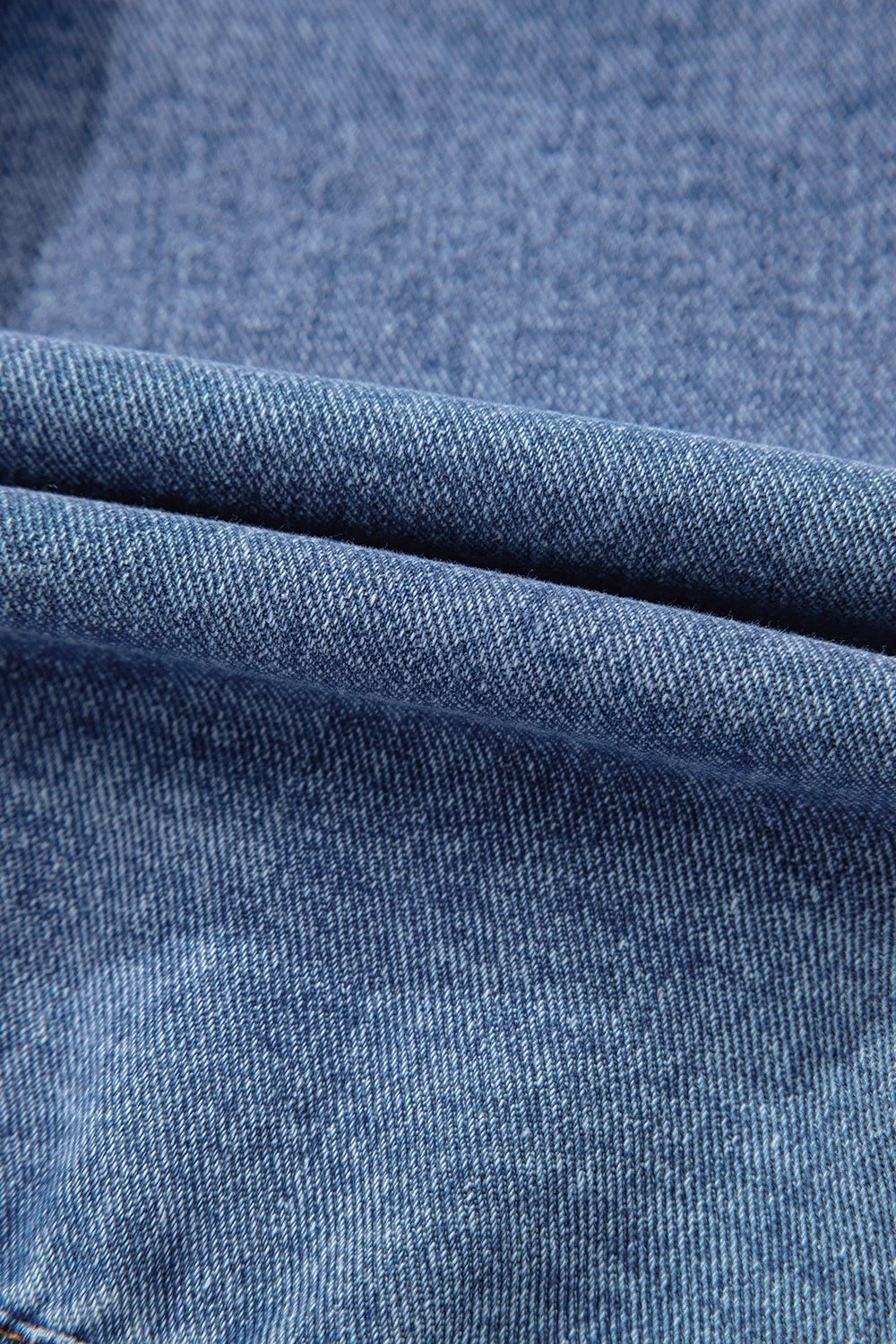 Button Up Cap Sleeve Denim Jacket - Fashorio