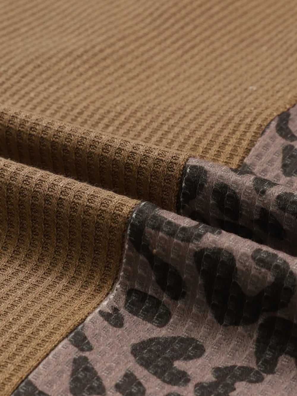 Half Button Leopard Collared Neck Blouse - Fashorio