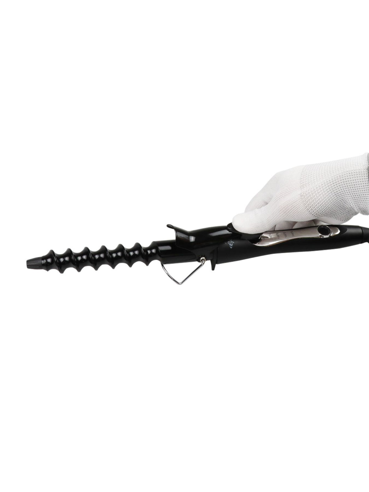 Curling iron creating curls in hair