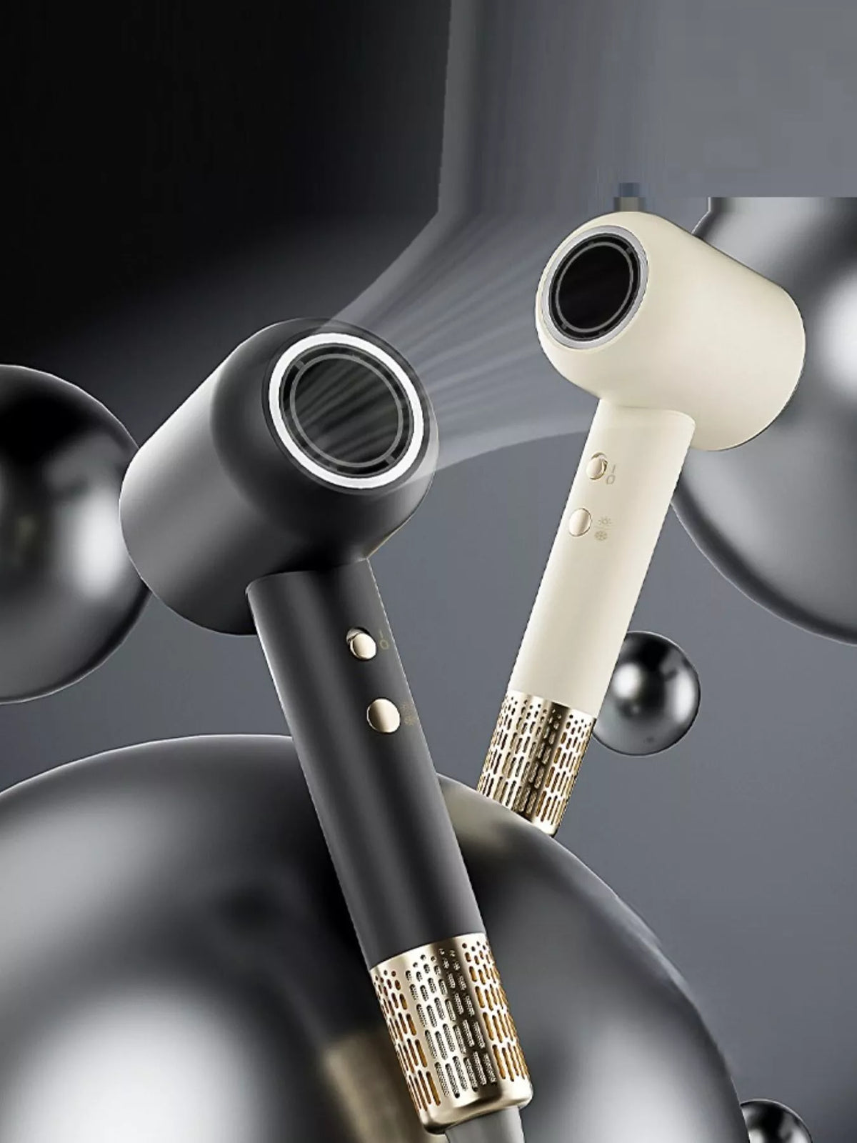 Negative ion quick drying household hair dryer front view
