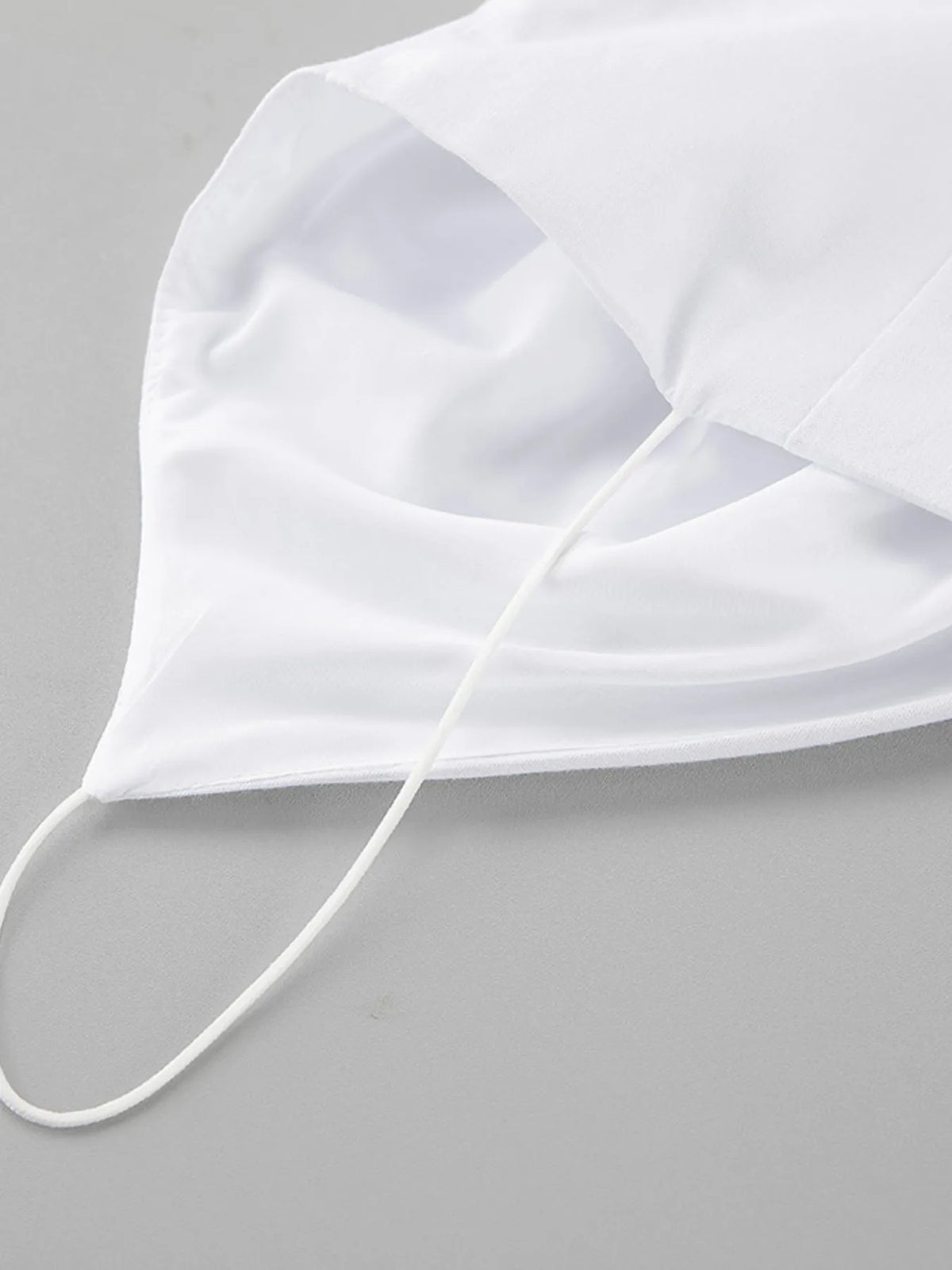 White maxi dress bodice detail