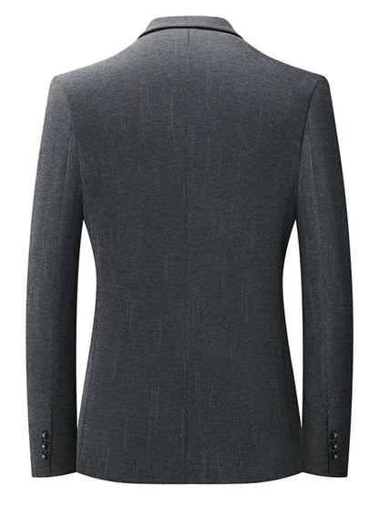 Men's Lapel Collar Long Sleeve Blazer - Fashorio