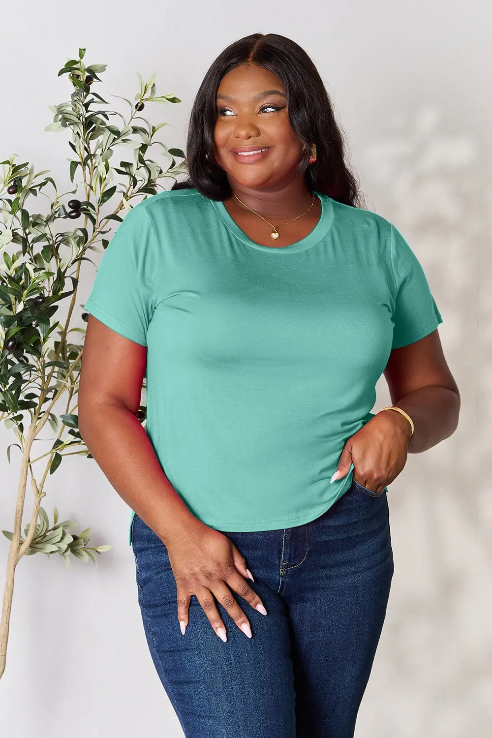 Round Neck Short Sleeve Top, view 28