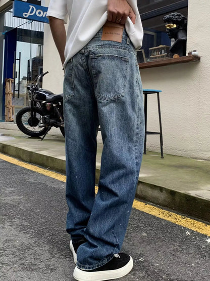 Men's Full Size Wide Leg Jeans Plus Size - Fashorio