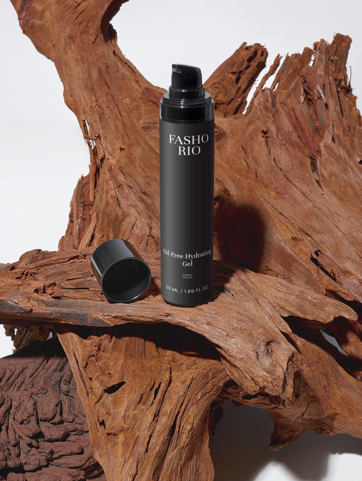 Fashorio oil free hydrating gel packaging detail