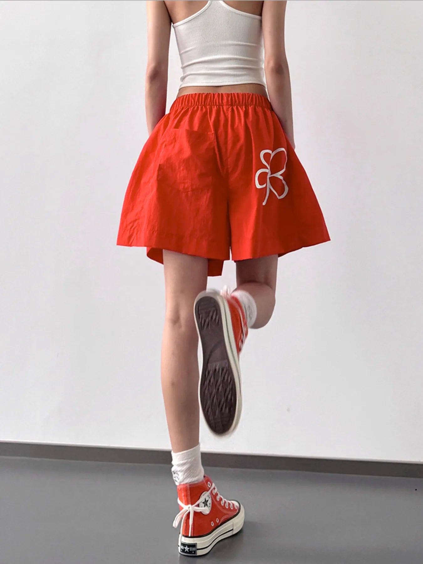 Elastic Waist Shorts - Fashorio