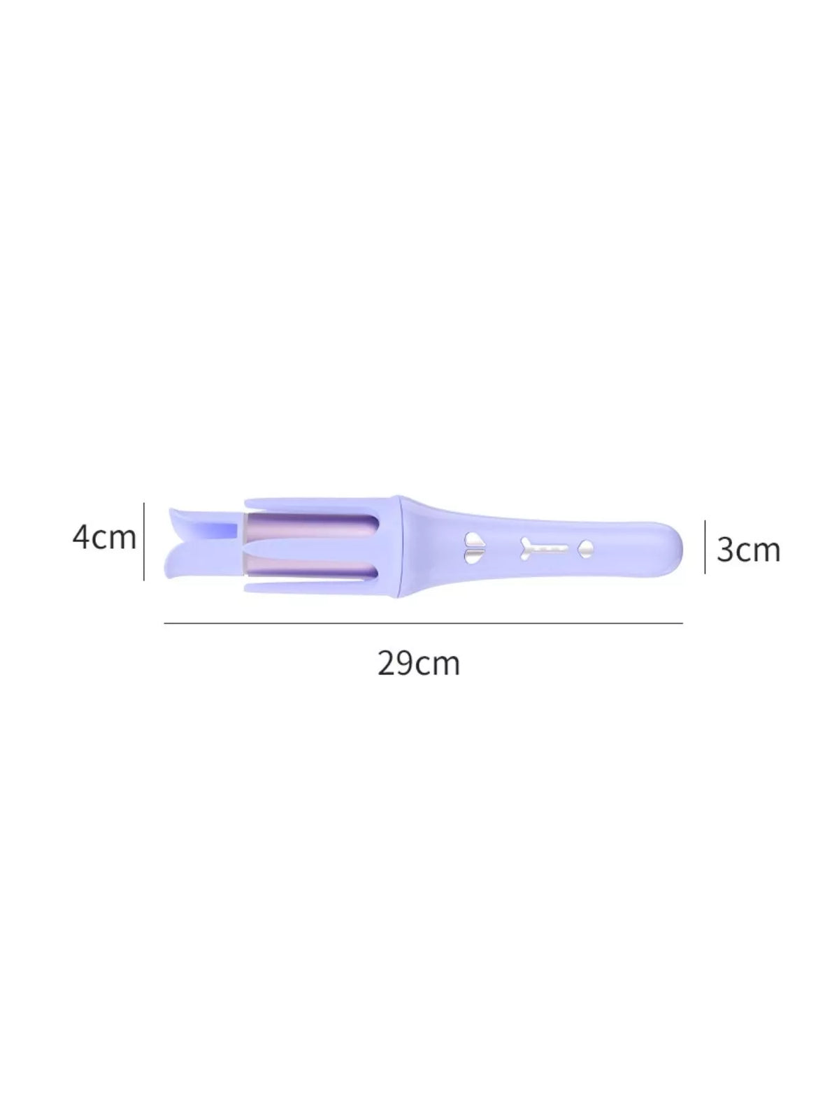 Curling iron size reference