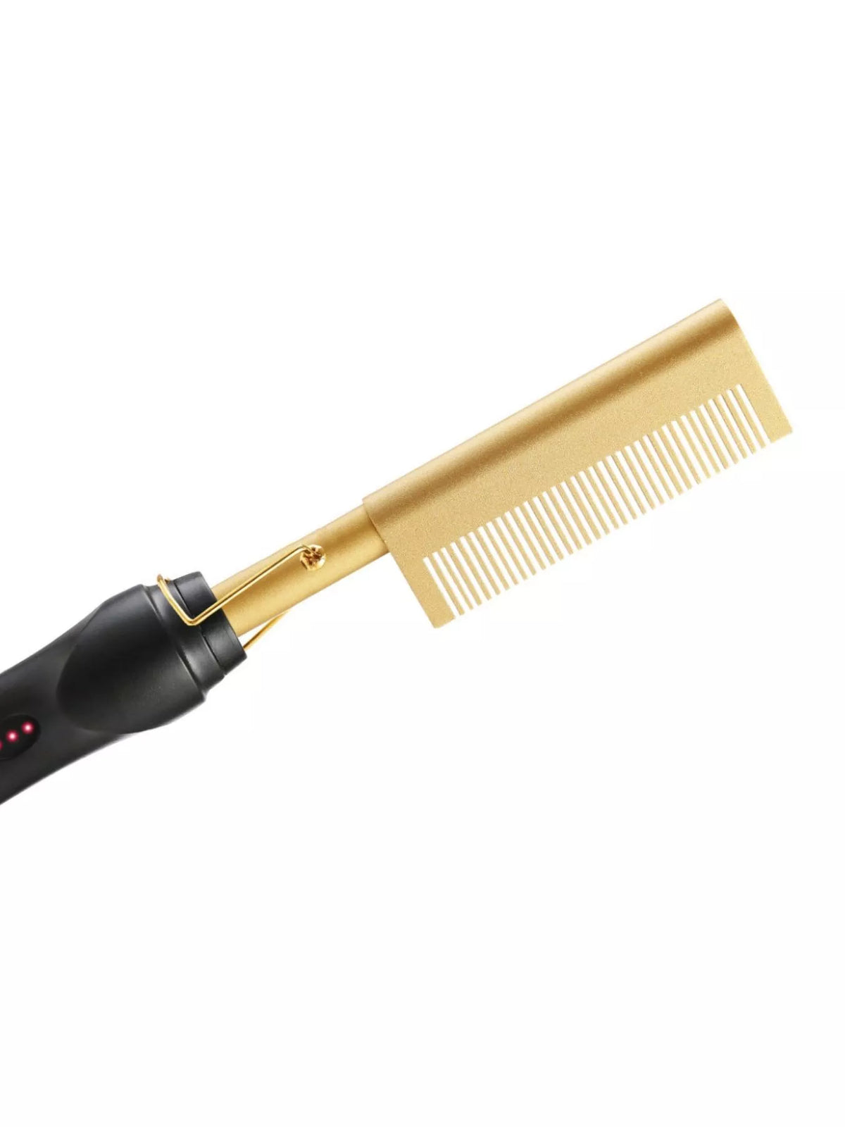 Straightening brush styling hair