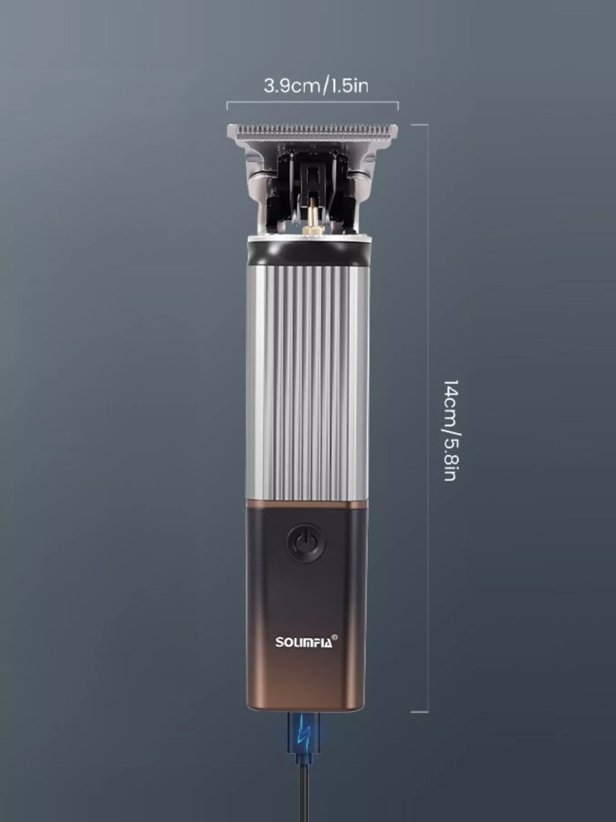 Hair clipper blade close up