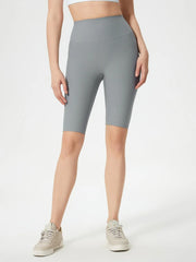 Millennia High Waist Active Shorts Gray - Fashorio