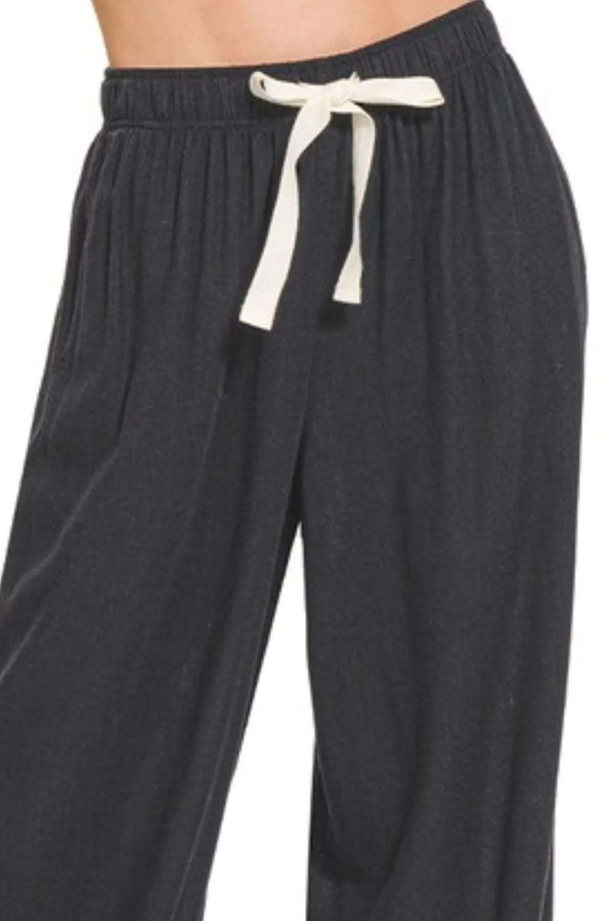Zenana Linen Drawstring Pants - Fashorio