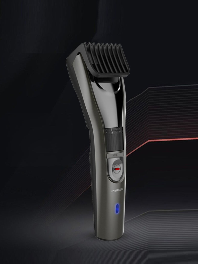 Cordless hair clipper set in black