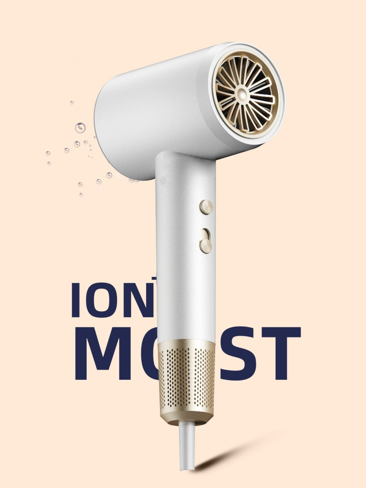 Hair dryer air intake detail