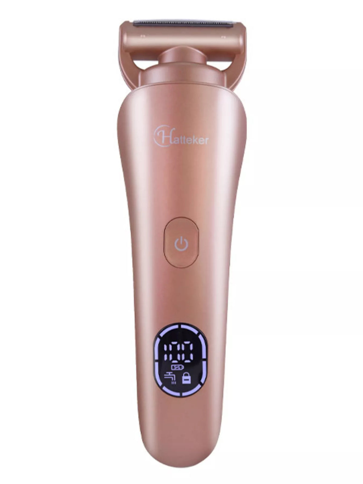 Waterproof epilator rinsed under water