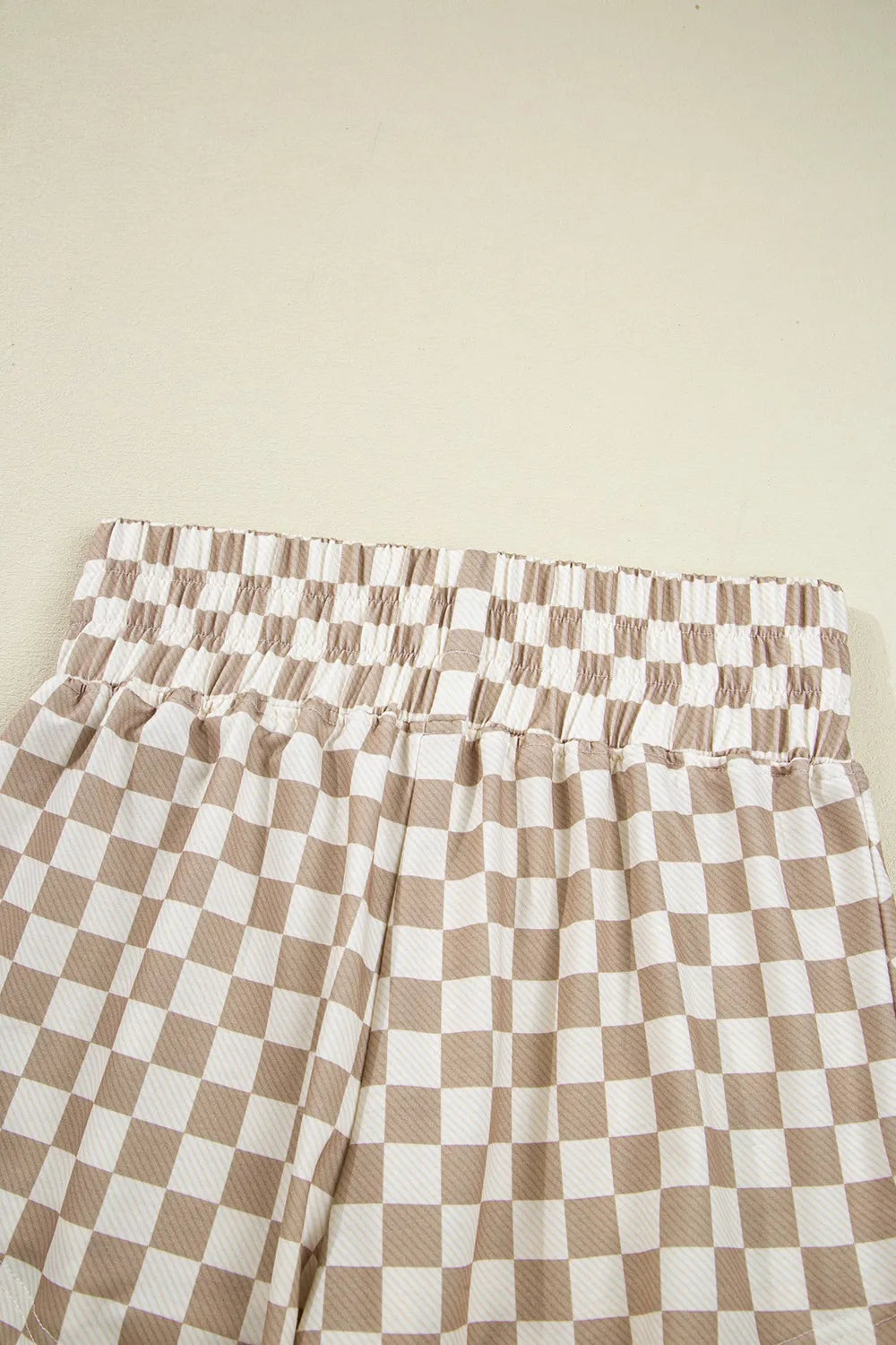Checkered Long Sleeve Top and Skirt Two Piece Set view 10