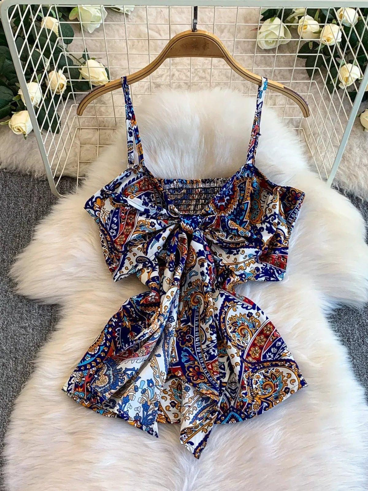 Printed cami set alternate colorway
