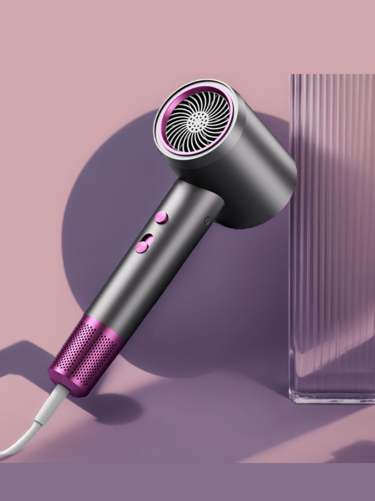 Hair dryer body and handle view