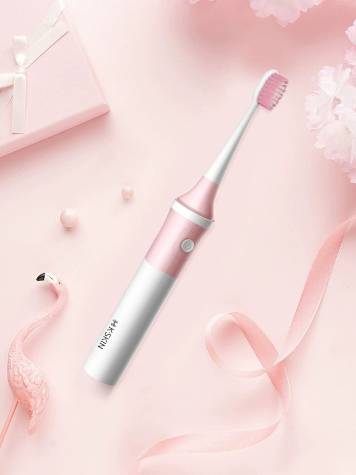 Multiple cleaning modes electric toothbrush front view