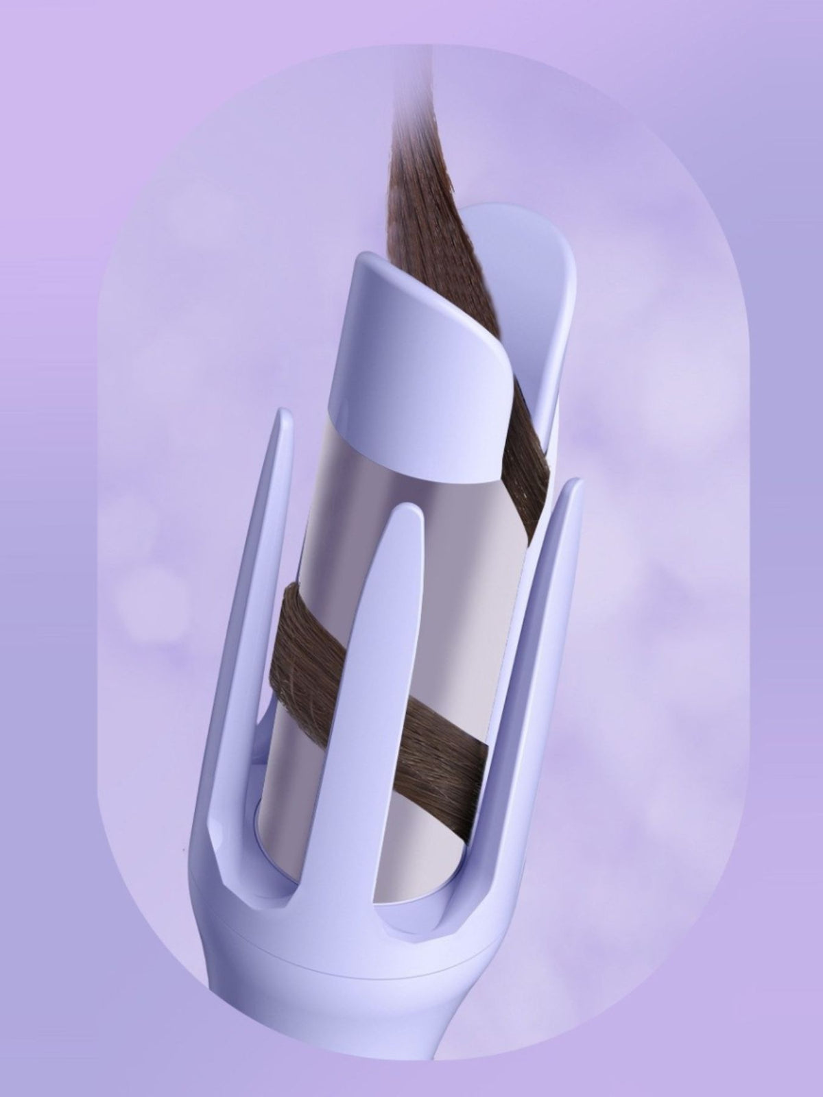 Automatic curler creating a curl