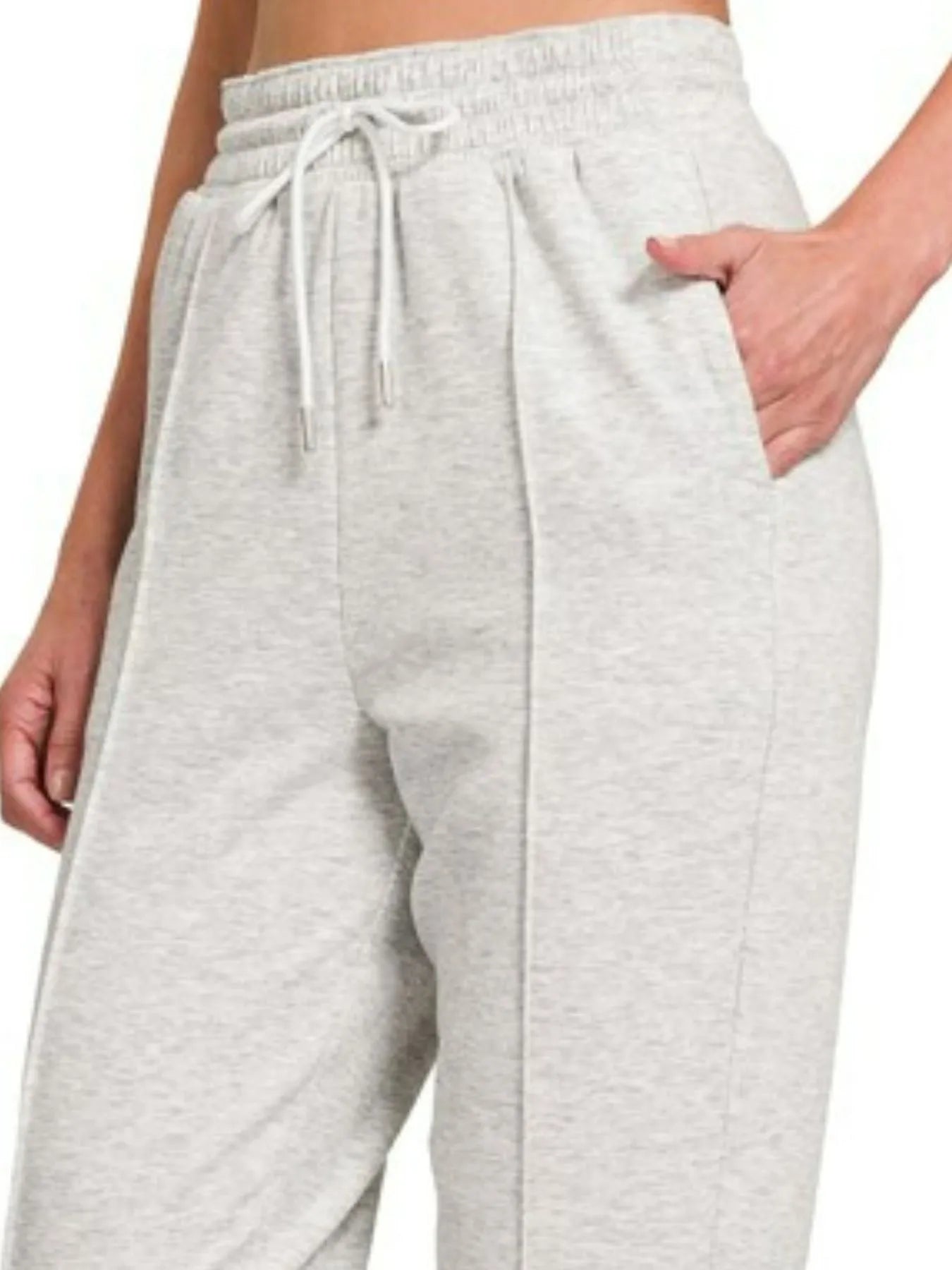Zenana Drawstring Sweatpants with Pockets - Fashorio