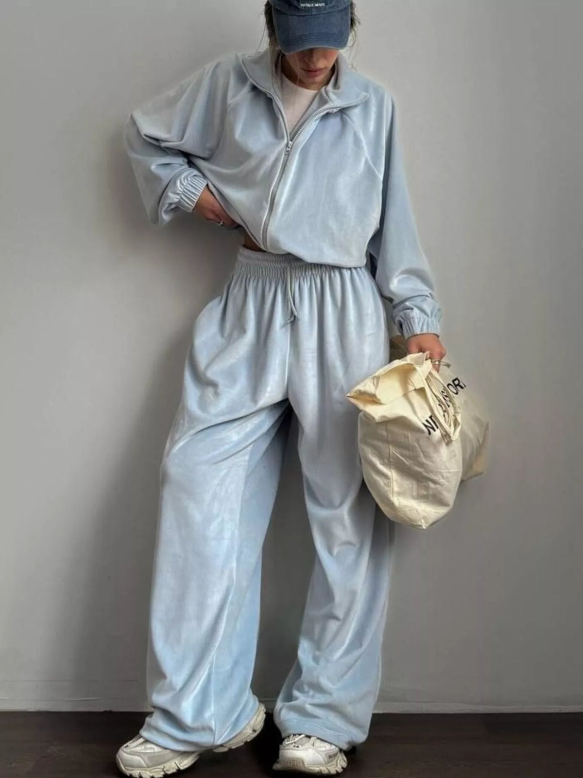 Zip Up Long Sleeve Jacket and Pants Set, view 13