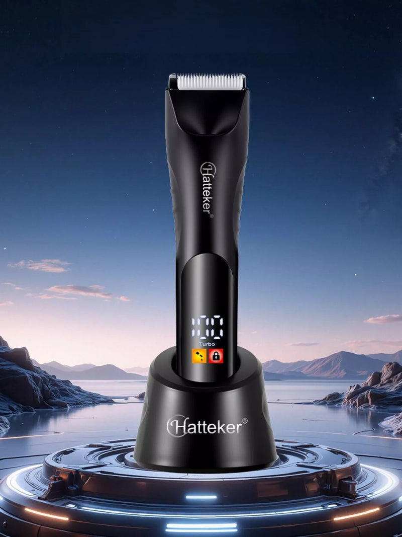 Black ceramic blade waterproof hair removal epilator front view