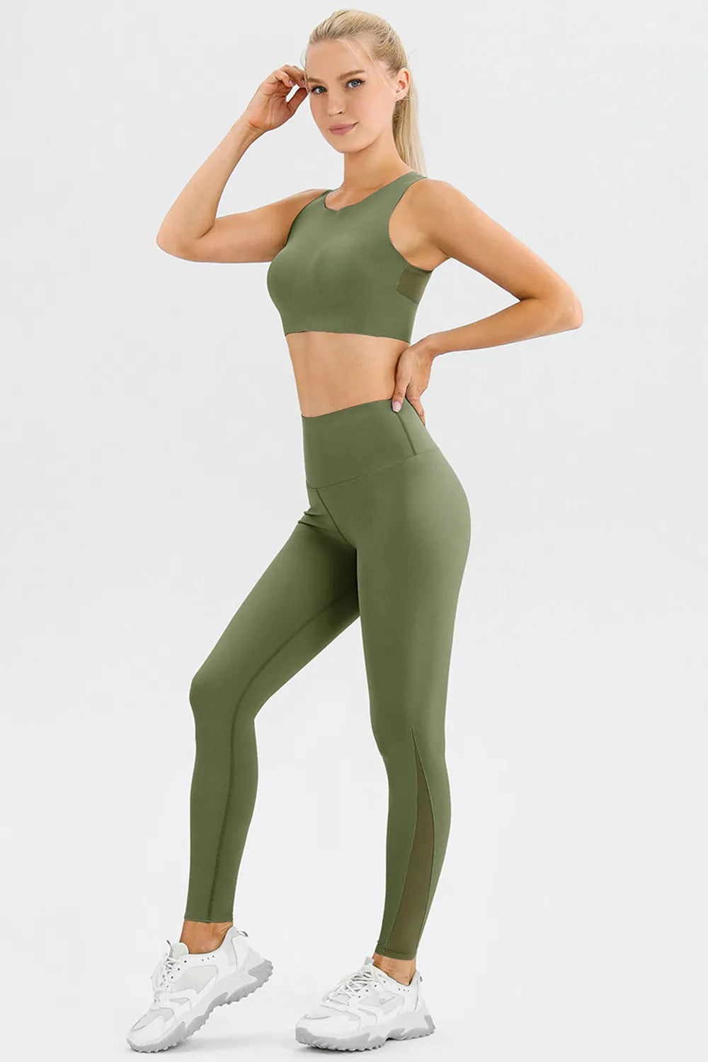 Active pants back view