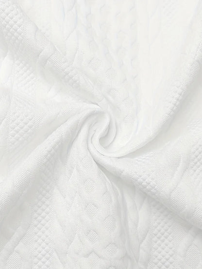 Texture Zip Up Long Sleeve Jacket - Fashorio
