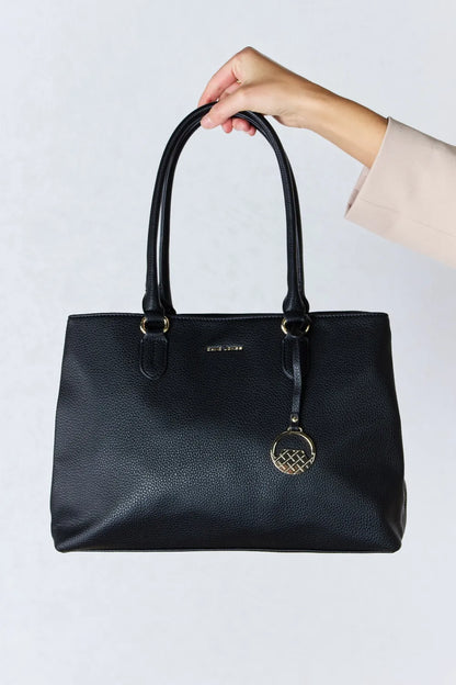 David Jones Structured Leather Handbag - Fashorio