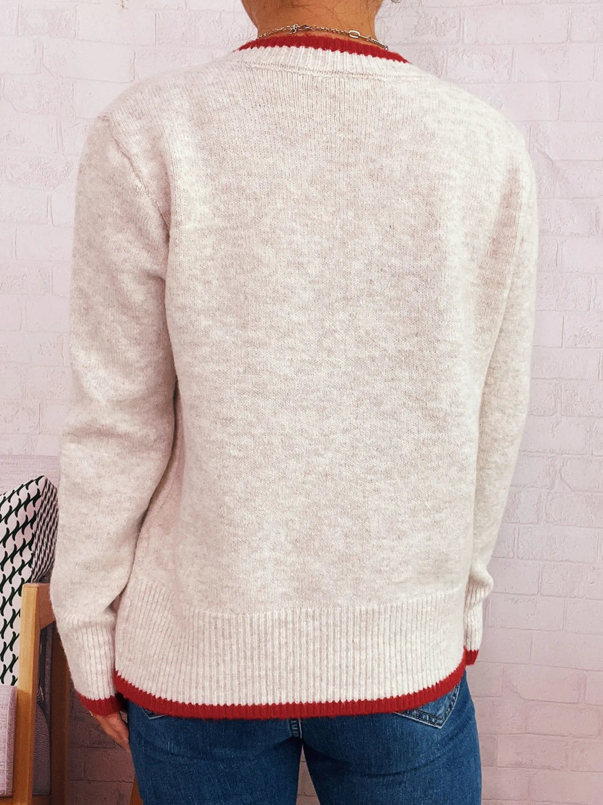 floral print cardigan sleeve view
