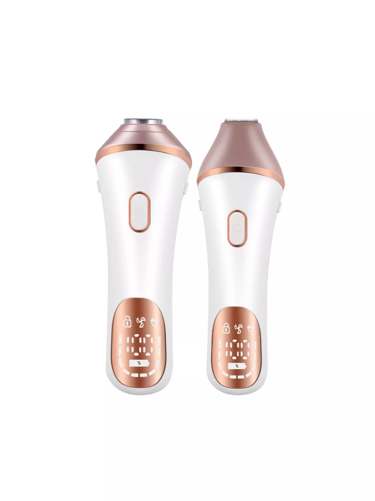 Waterproof epilator in beige