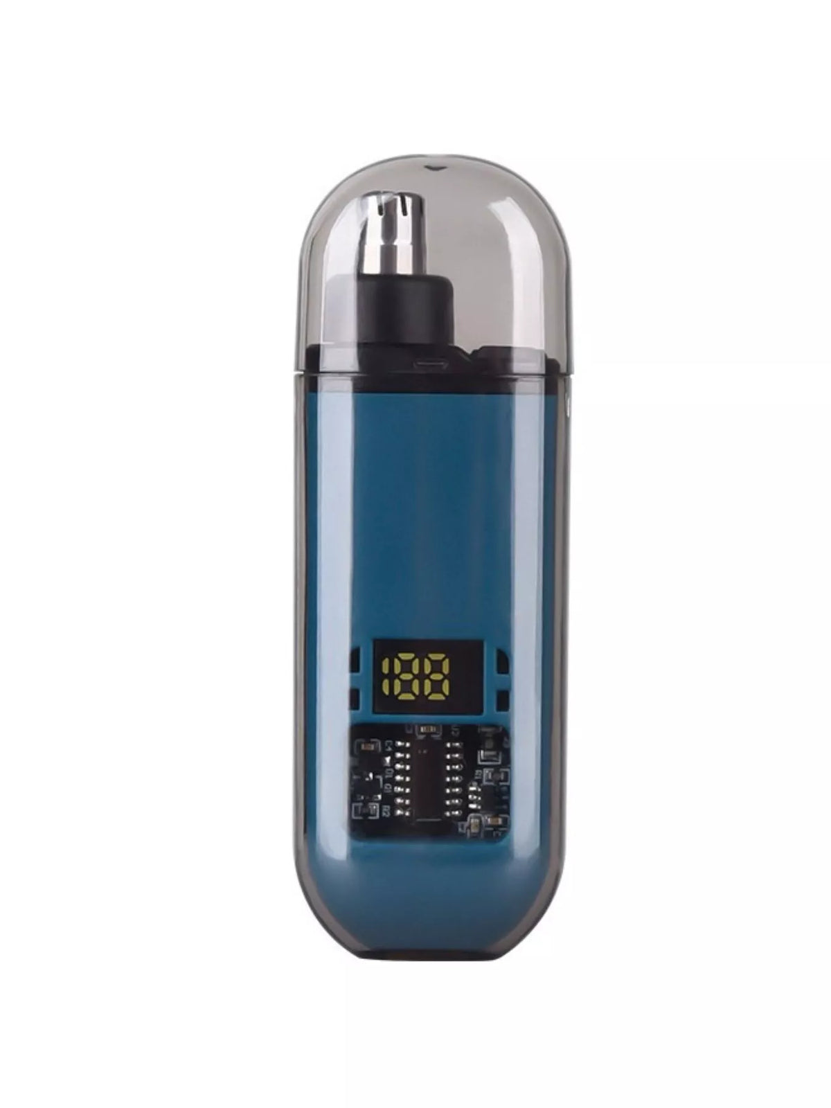 Nose hair trimmer standing upright