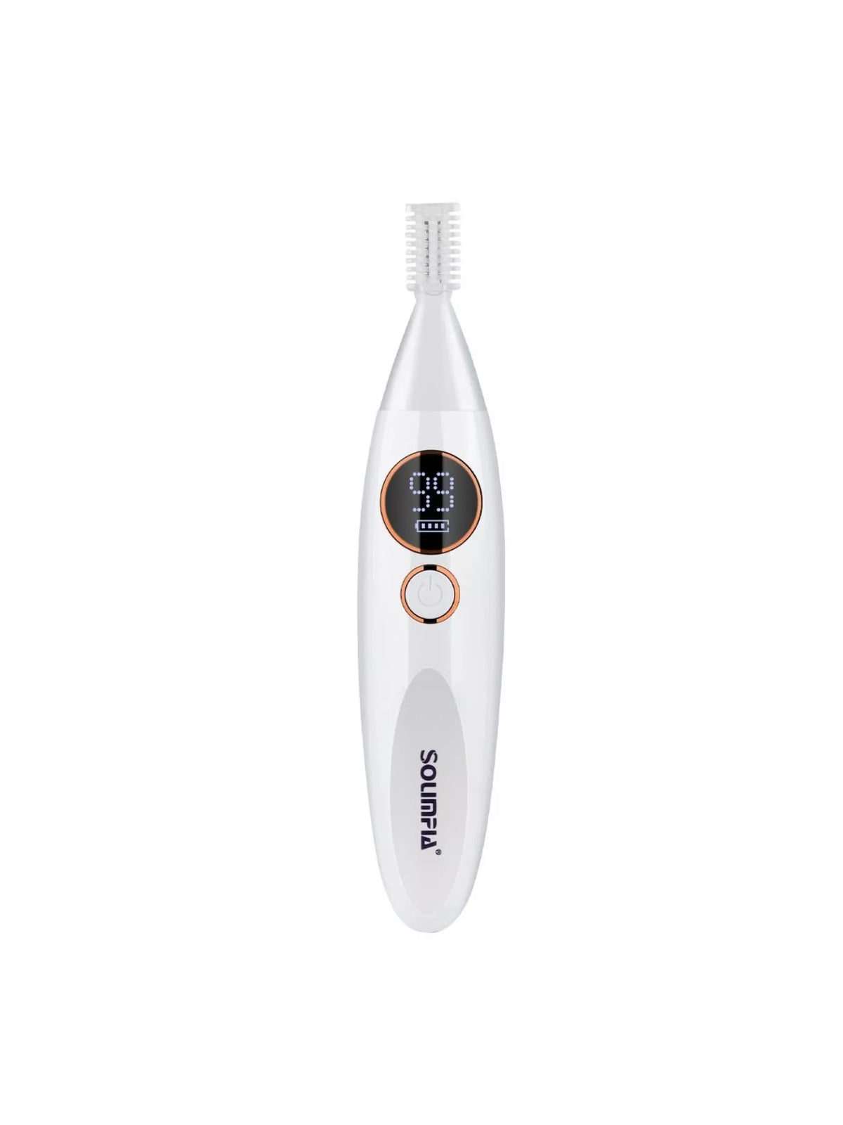 Epilator side profile view