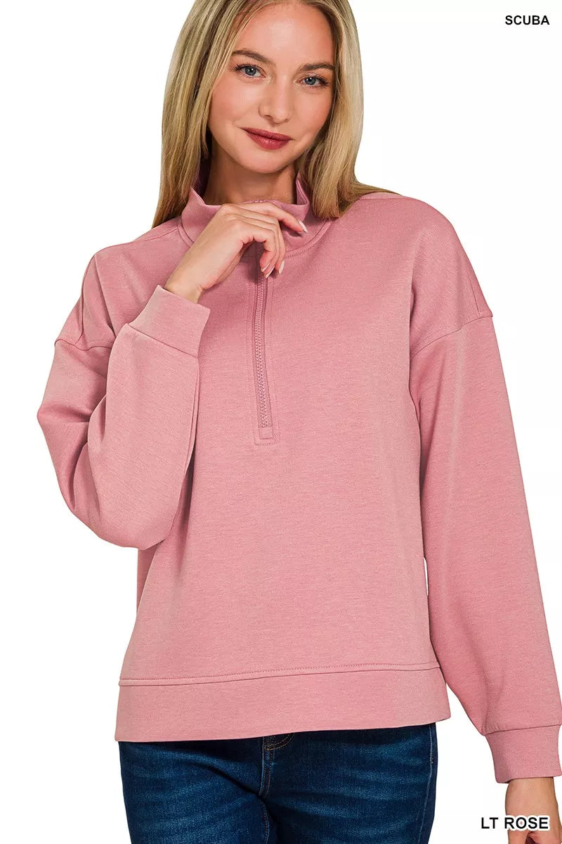 Scuba Half Zip Pullover and Jogger Set, view 5