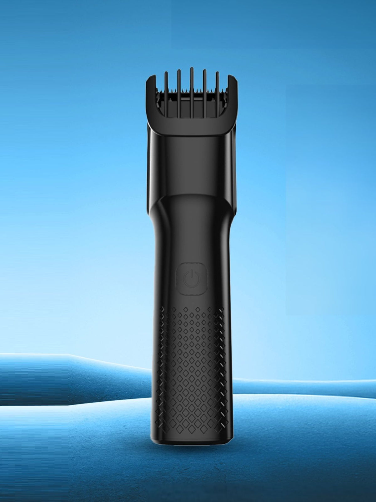 Cordless clipper trimming hair demonstration