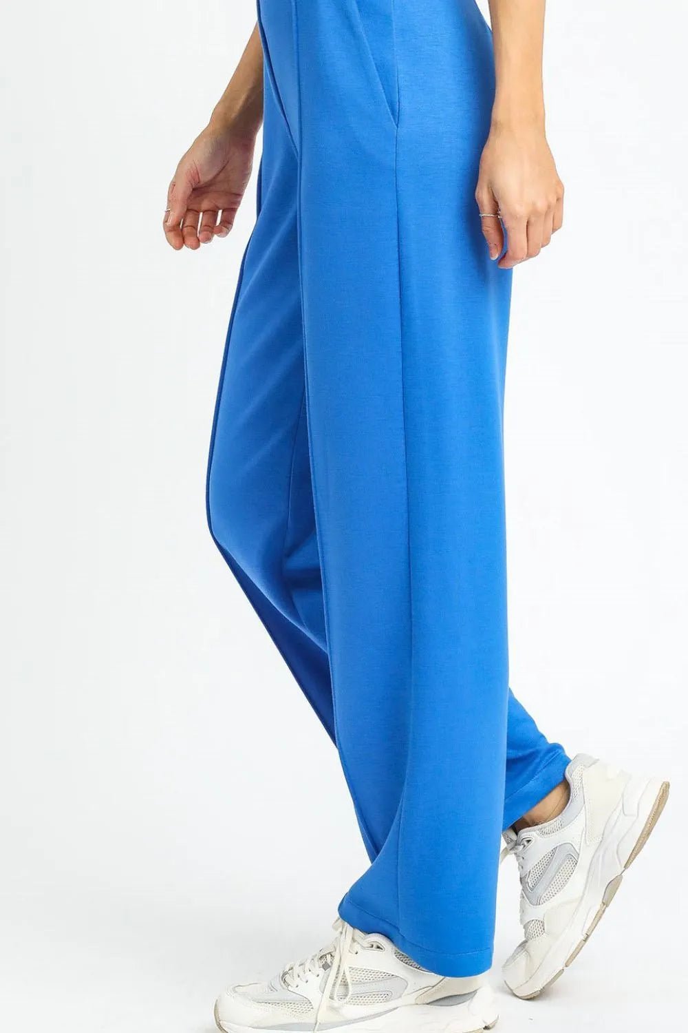 Umgee High Waisted Wide Leg Pants - Fashorio