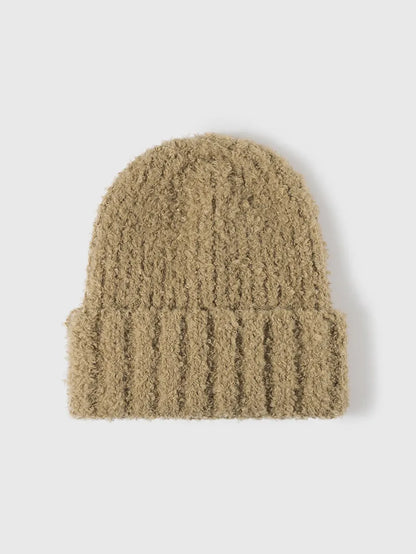 Thermal Teddy Knit Hat Khaki One Size - Fashorio