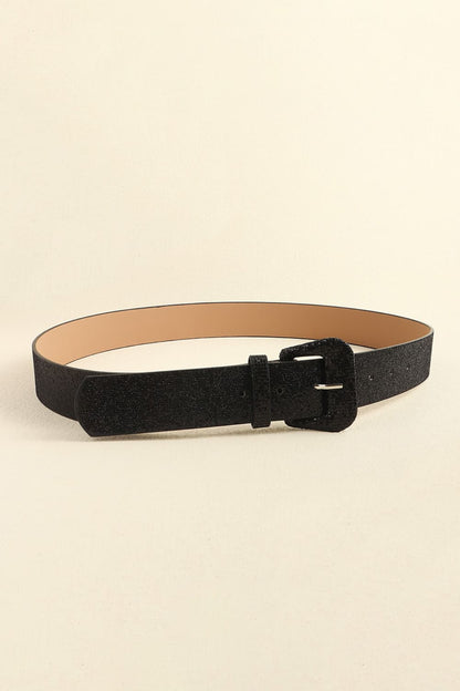 Glitter PU Leather Belt - Fashorio