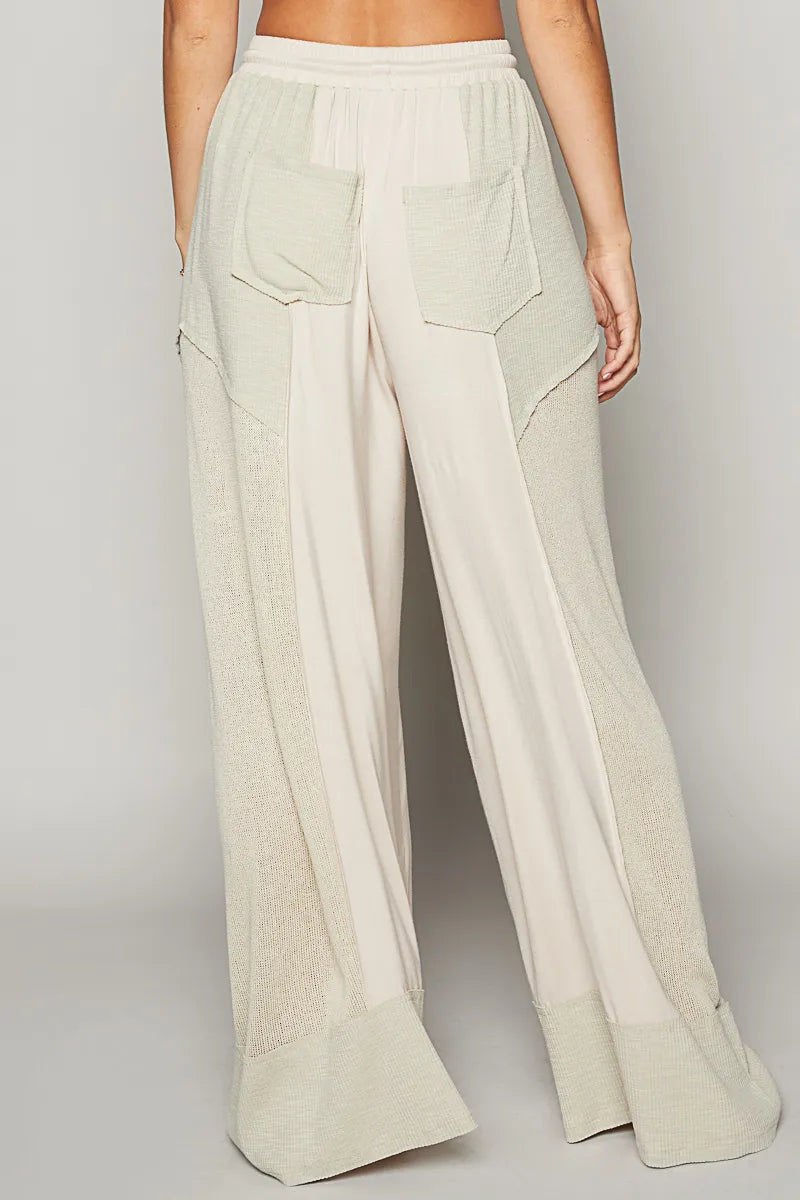 POL Drawstring Wide Leg Pants - Fashorio