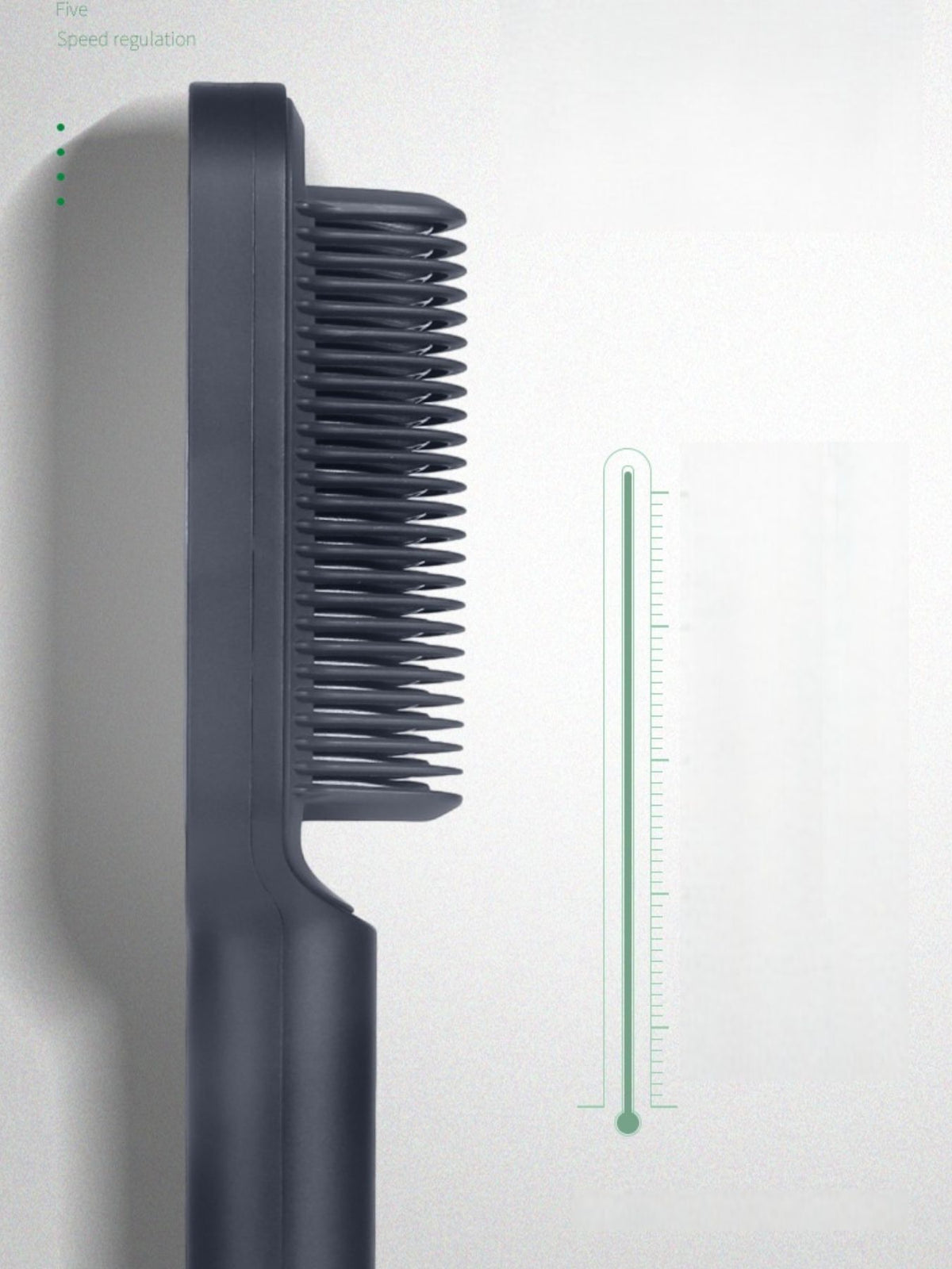 Straightening comb heat plate detail