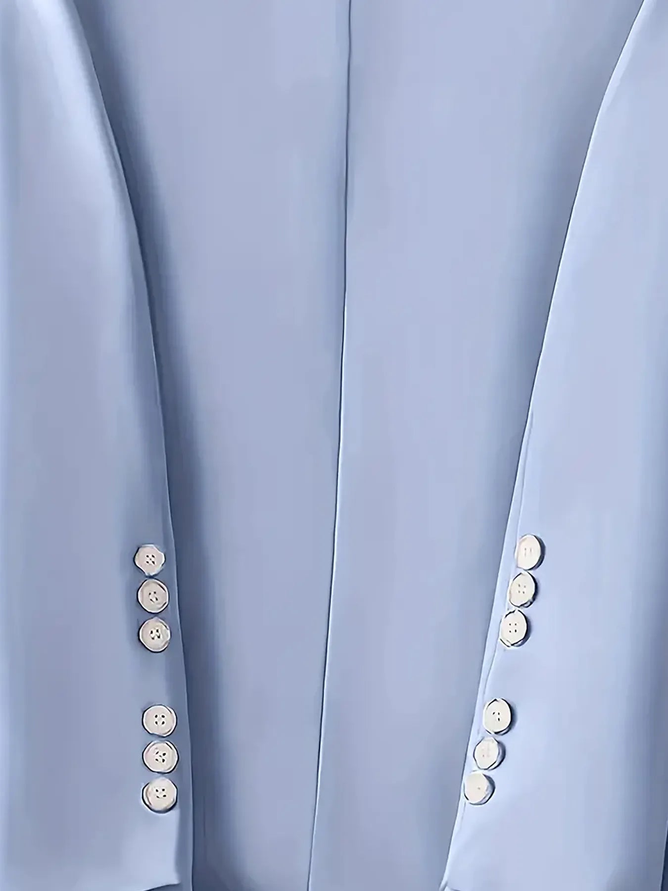 Single-Button Long Sleeve Blazer - Fashorio