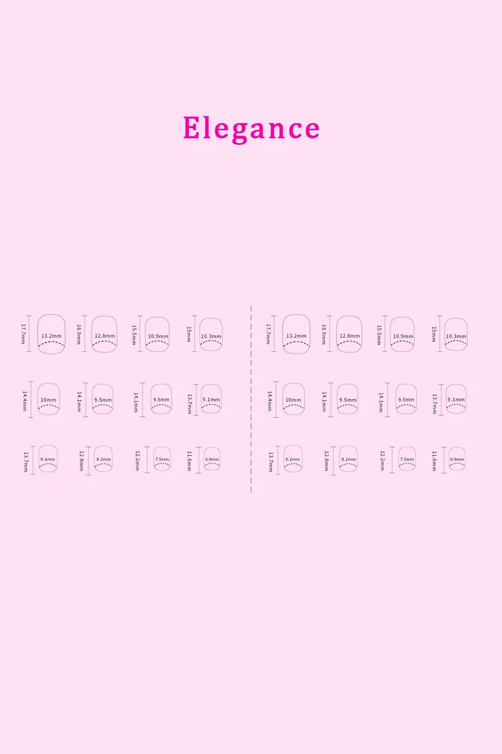 Nova press on nails design