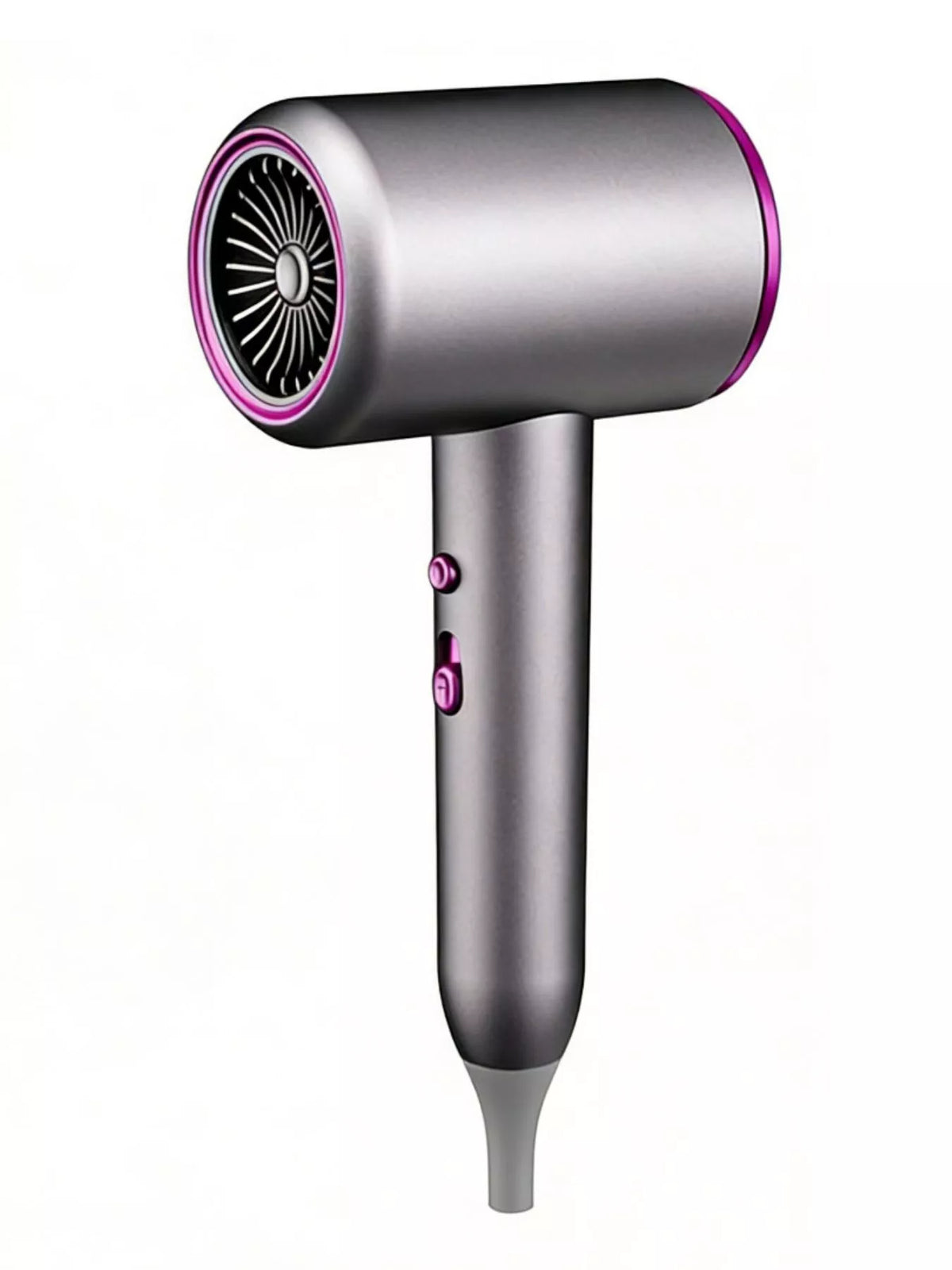 Hair dryer with concentrator nozzle