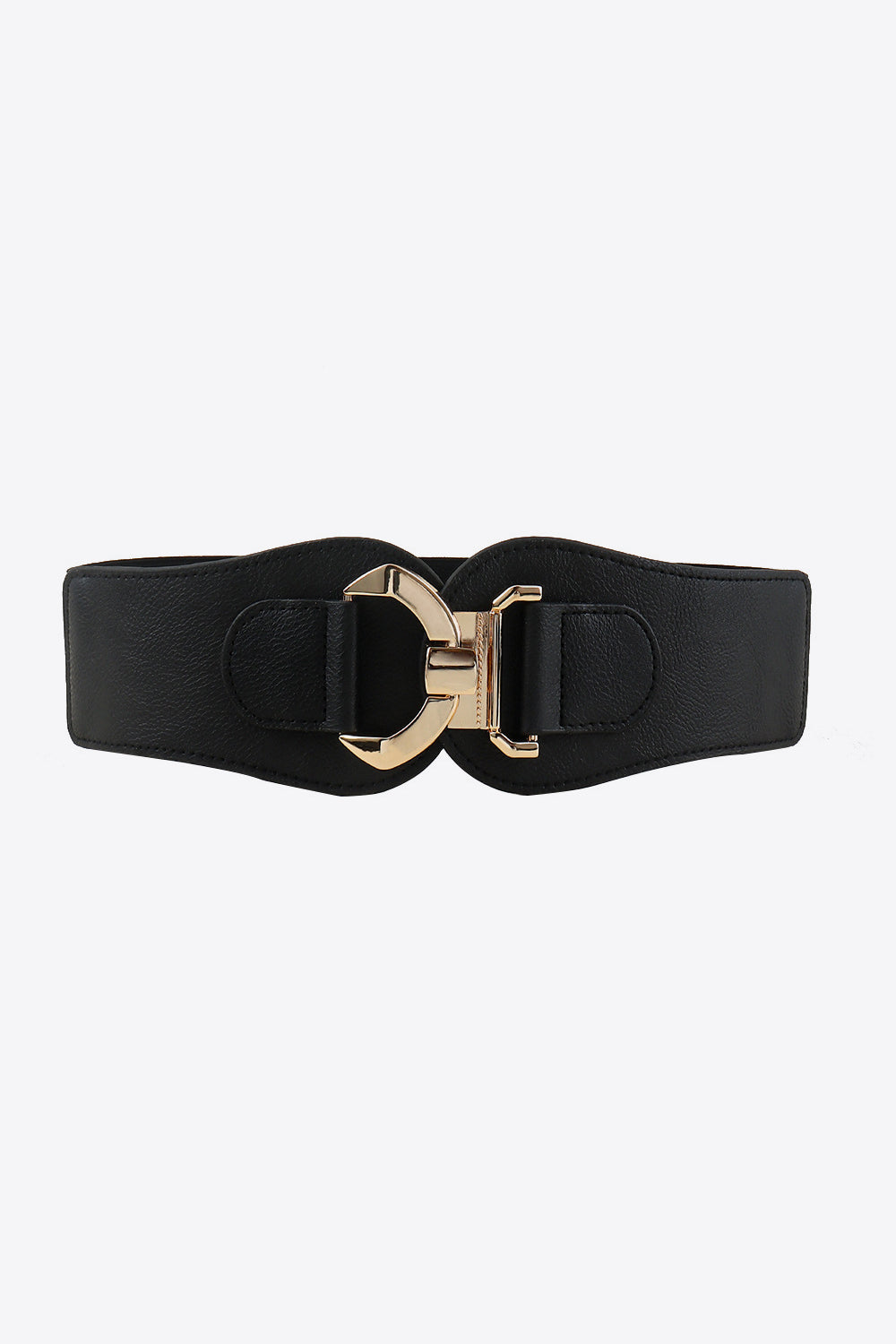 Alloy Buckle Elastic Belt - Fashorio