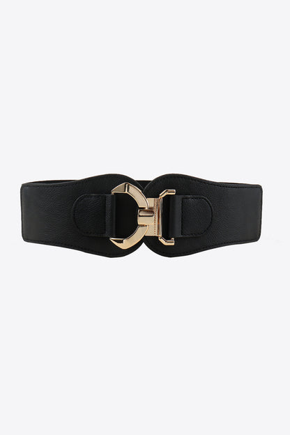 Alloy Buckle Elastic Belt - Fashorio