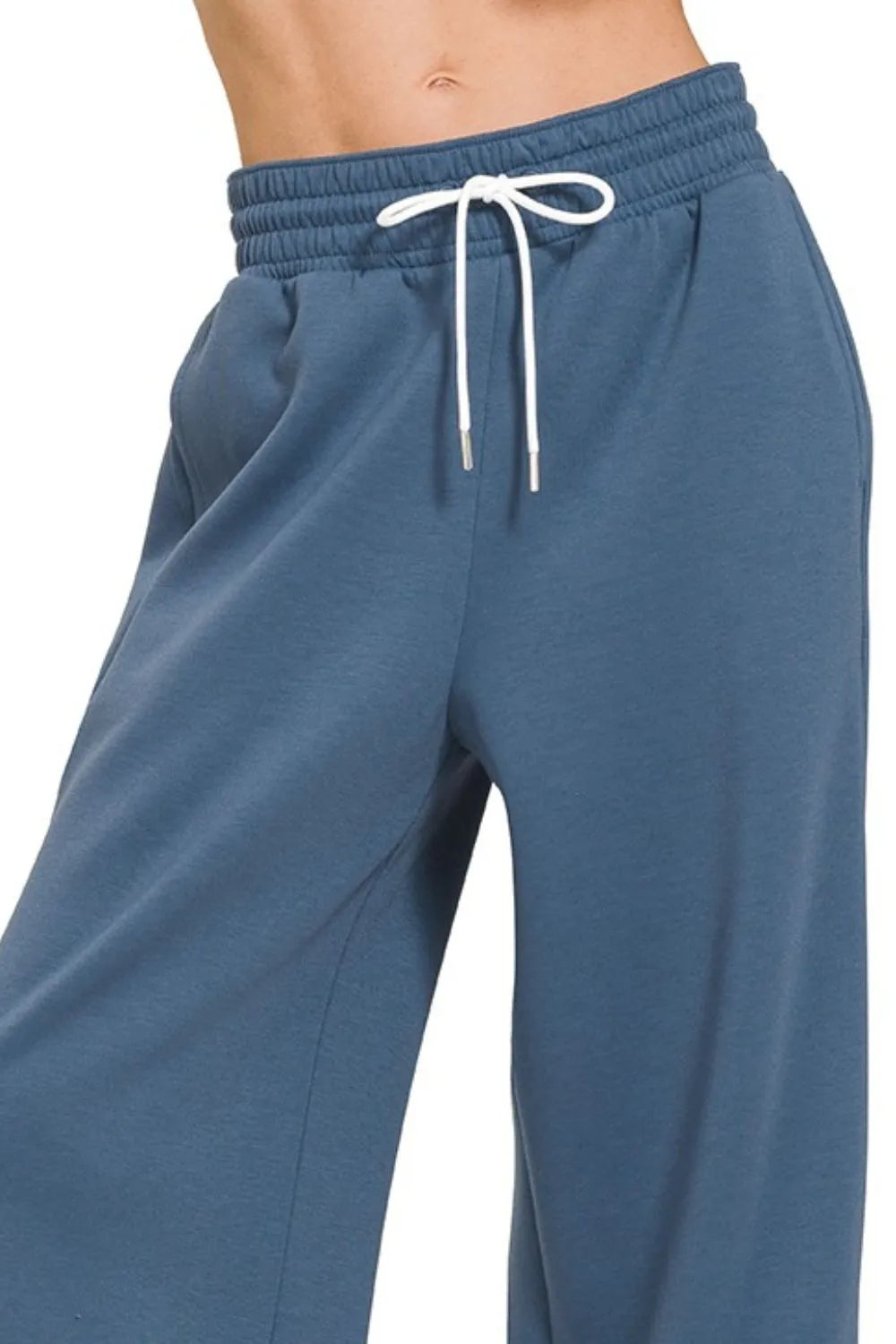 Zenana Scuba Drawstring Pants - Fashorio