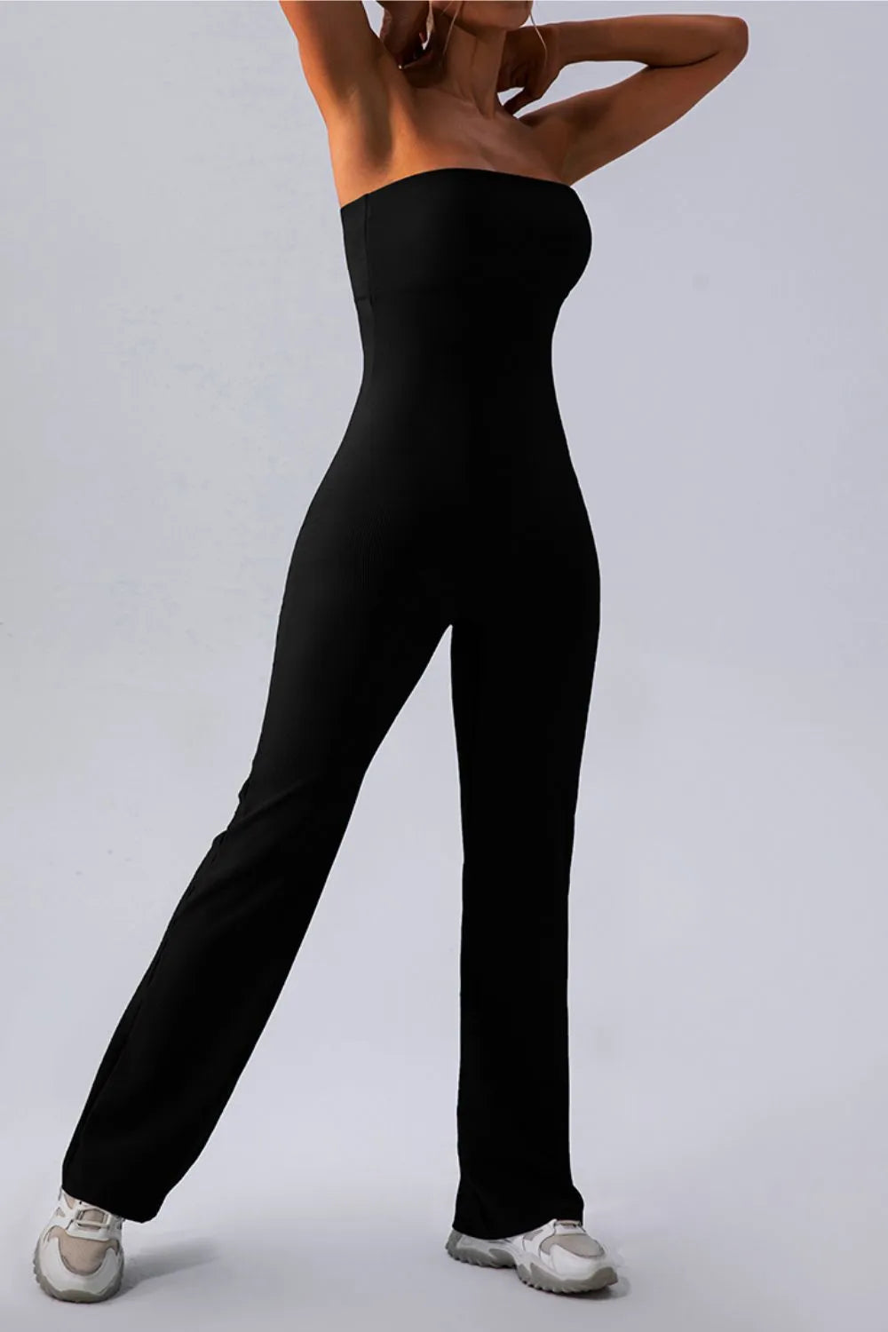 Sleeveless Straight Active Jumpsuit back view 9