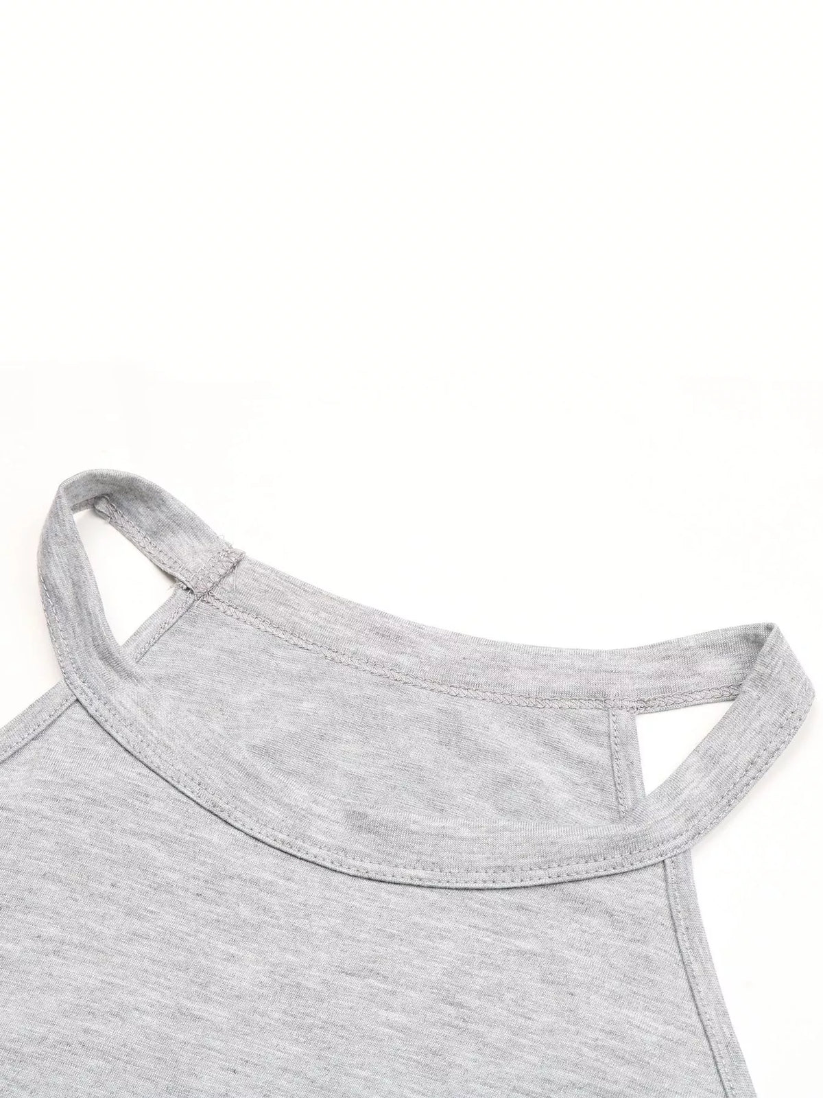 Leopard print color block tank styled view