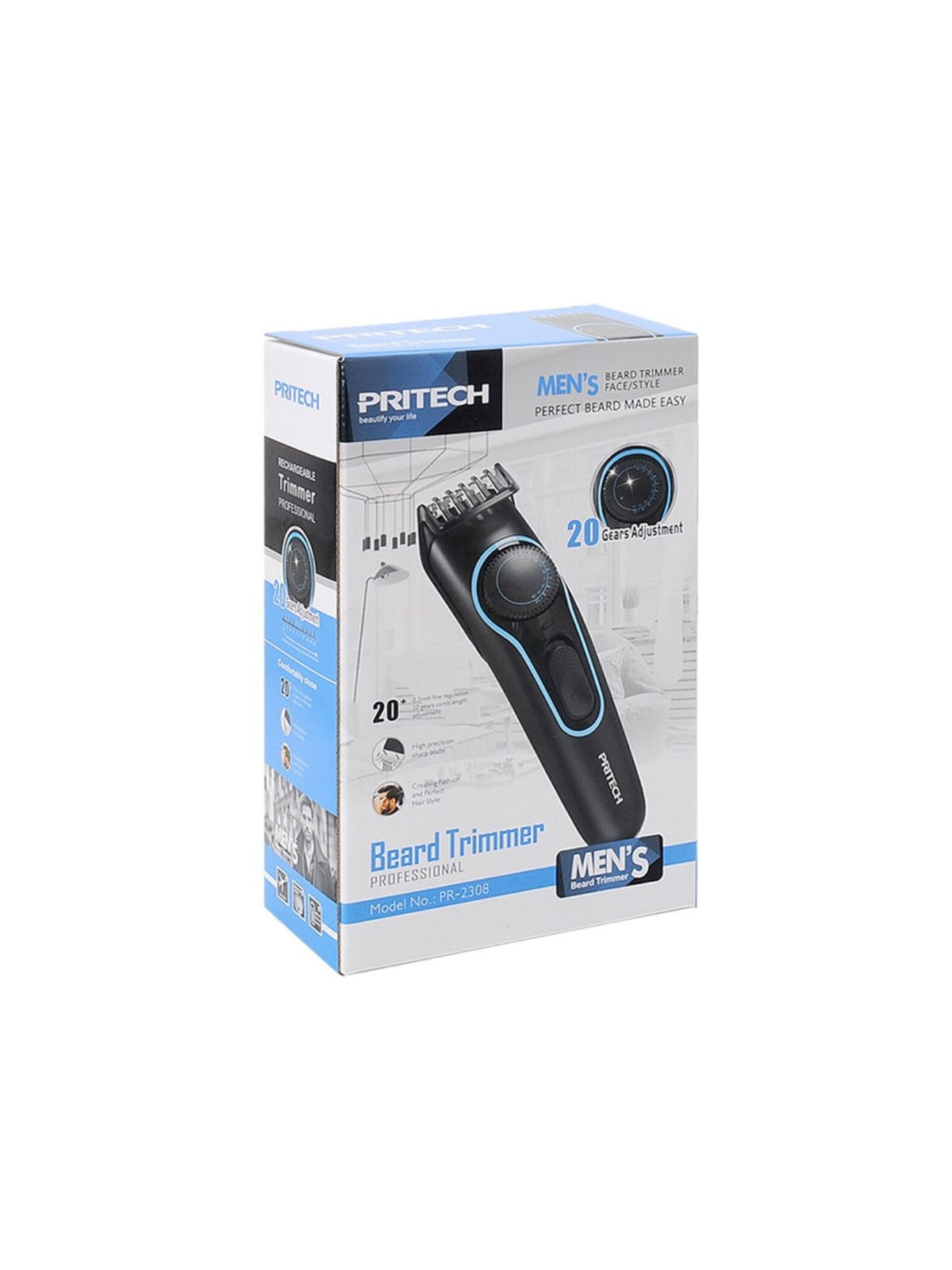 Black hair clipper full body view